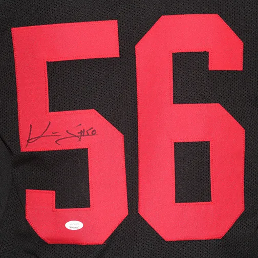 Kwon Alexander Autographed Pro Style Football Jersey Black JSA