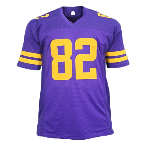 Kyle Rudolph Autographed Pro Style Football Jersey Color Rush (JSA)