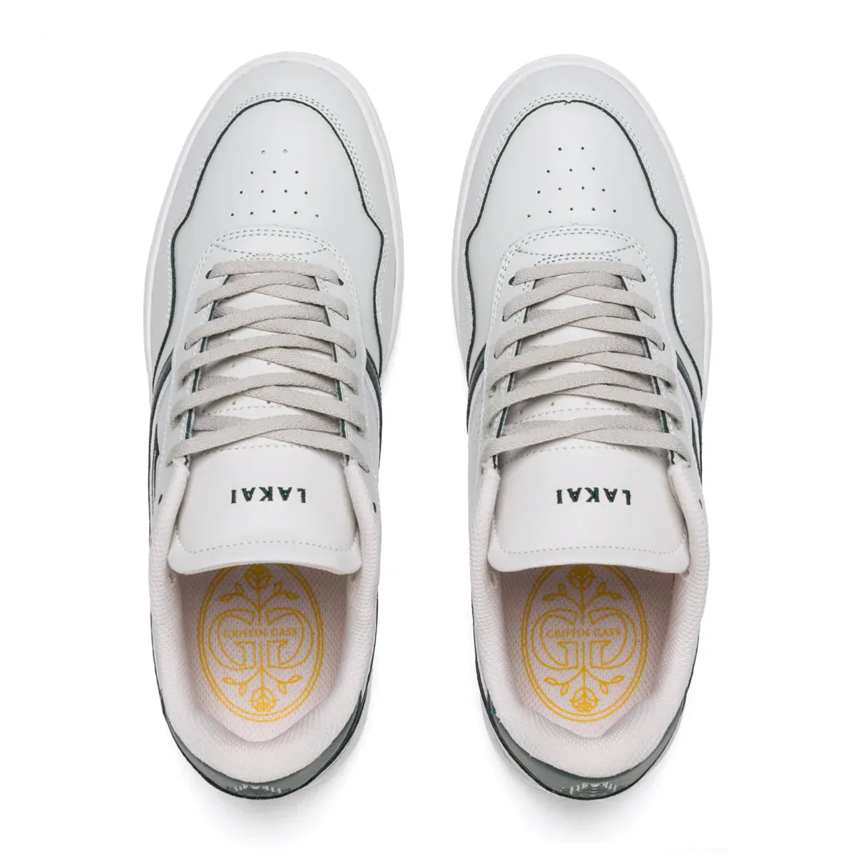 LAKAI TERRACE CREAM/PINE LEATHER GRIFFIN GASS MODEL