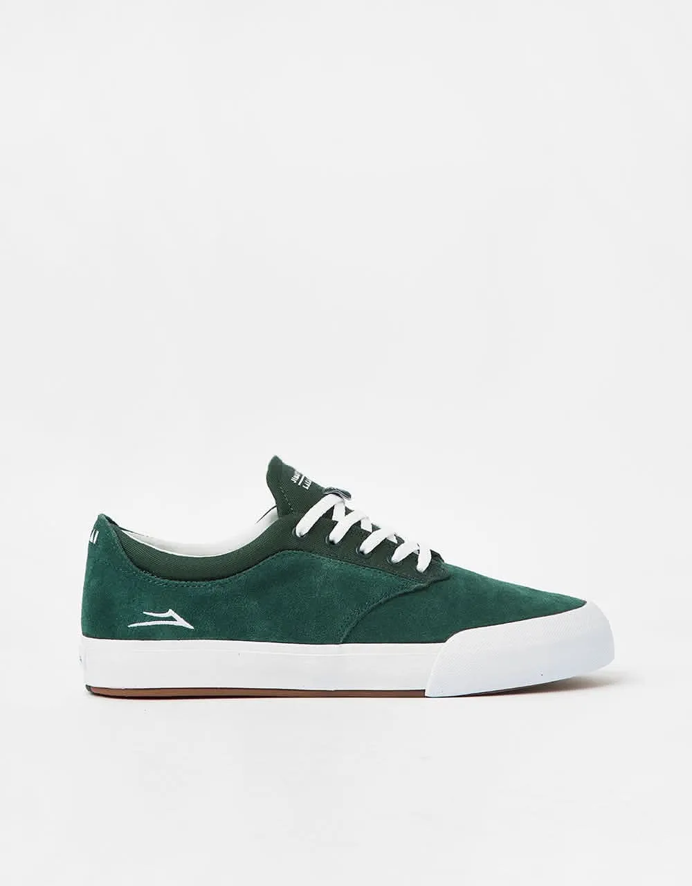 Lakai Wilkins Skate Shoes - Green Suede