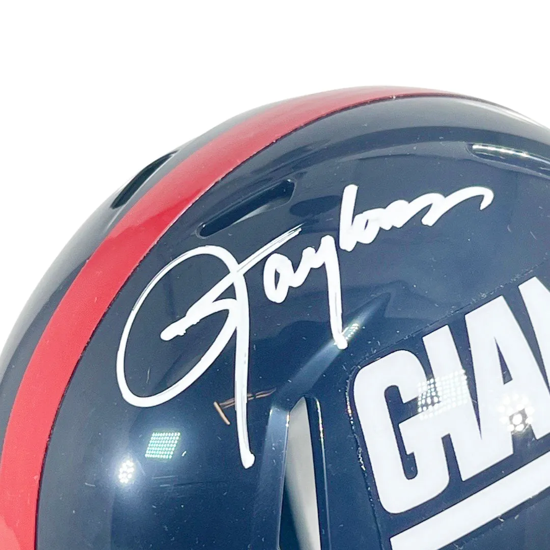 Lawrence Taylor Signed New York Giants Throwback 81-99 Speed Mini Football Helmet (Beckett)