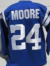 Lenny Moore Baltimore Colts Long Sleeve Vintage Style Throwback Football Jersey