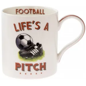 Lesser & Pavey Football Mug - Life's A Pitch