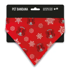 Leyton Orient Christmas Snow Pet Bandana