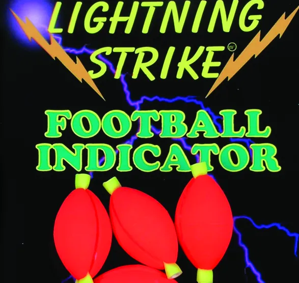 Lightning Strike Football Indicators Small