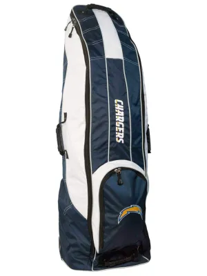 Los Angeles Chargers Team Golf Navy Golf Clubs Wheeled Luggage Travel Bag