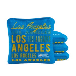 Los Angeles Football Vintage Gameday Synergy Pro Cornhole Bags