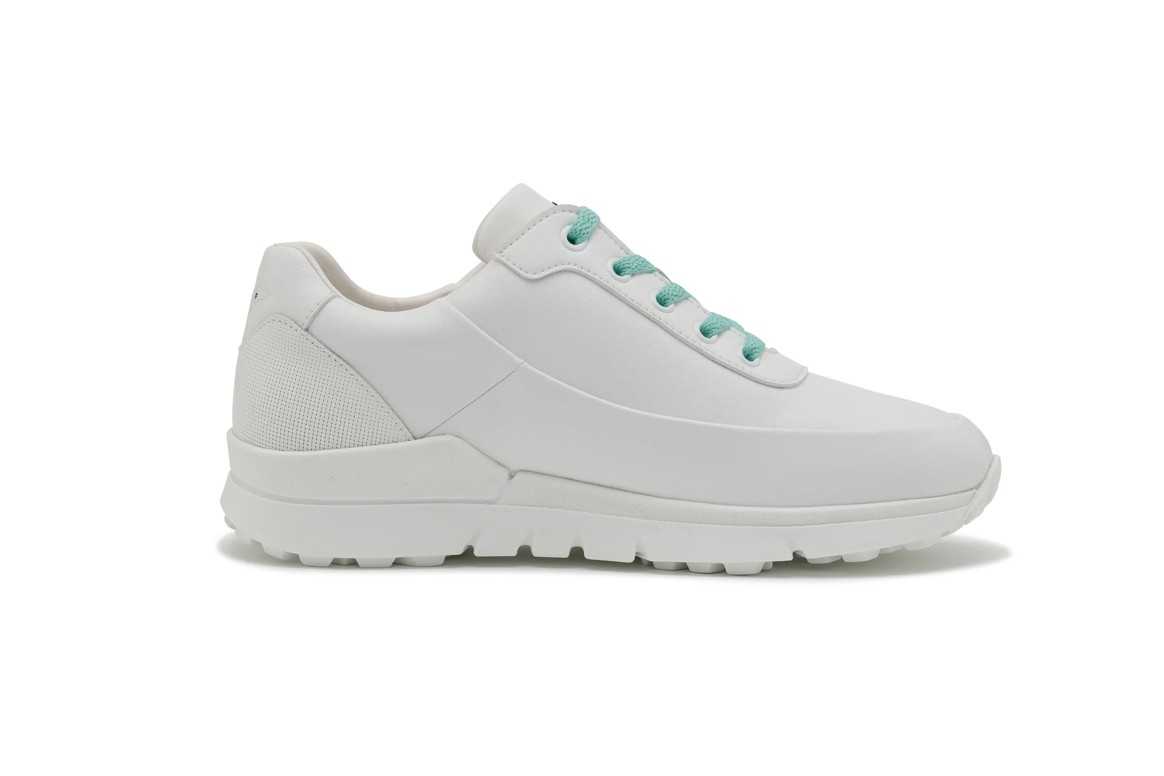 Master Lady 03   AllWhite|Green   Women's Golf Shoes ML003 98