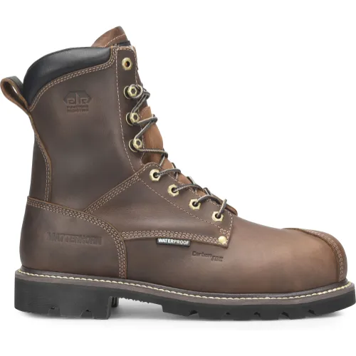 Matterhorn Men's Corvus 8" WP Comp Toe Puncture Work Boot -Brown- MT2508