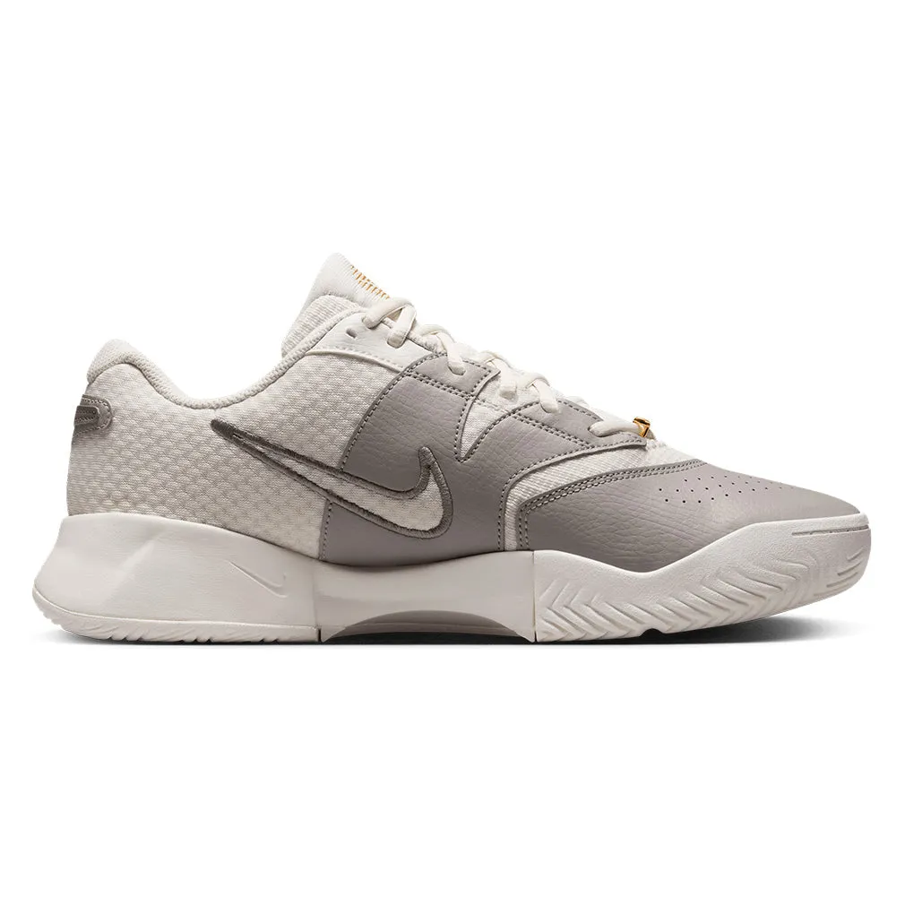 Men`s Court Lite 4 PRM Tennis Shoes Phantom and Metallic Pewter