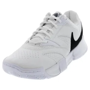 Men's Court Lite 4 Tennis Shoes White and Black