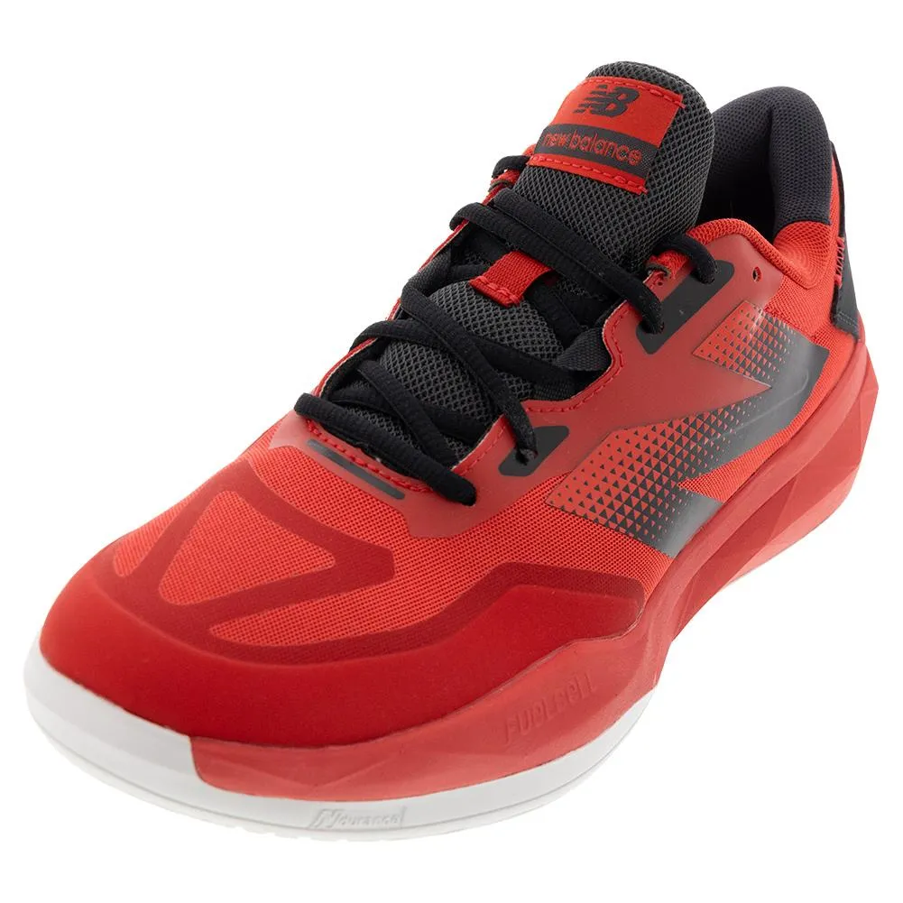 Men's FuelCell 796v4 D Width Tennis Shoes Team Red and Phantom