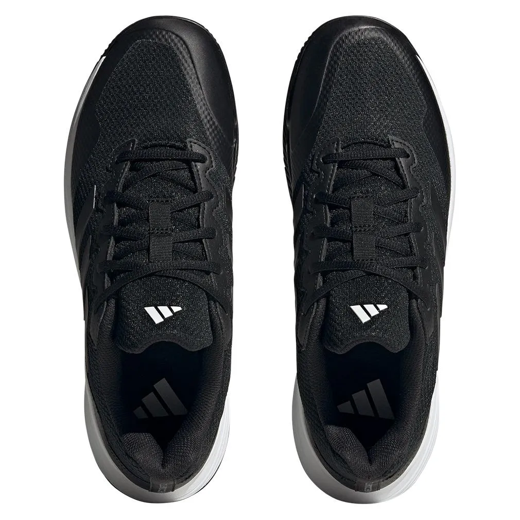 Mens Gamecourt 2 Tennis Shoes Black and White