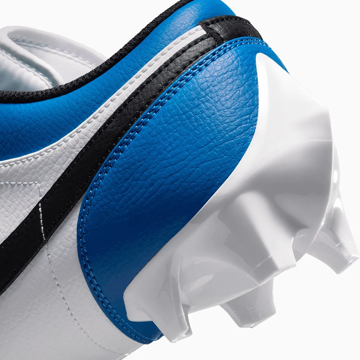 Men's Jordan 1 Low TD Football Cleat "White Black Royal"