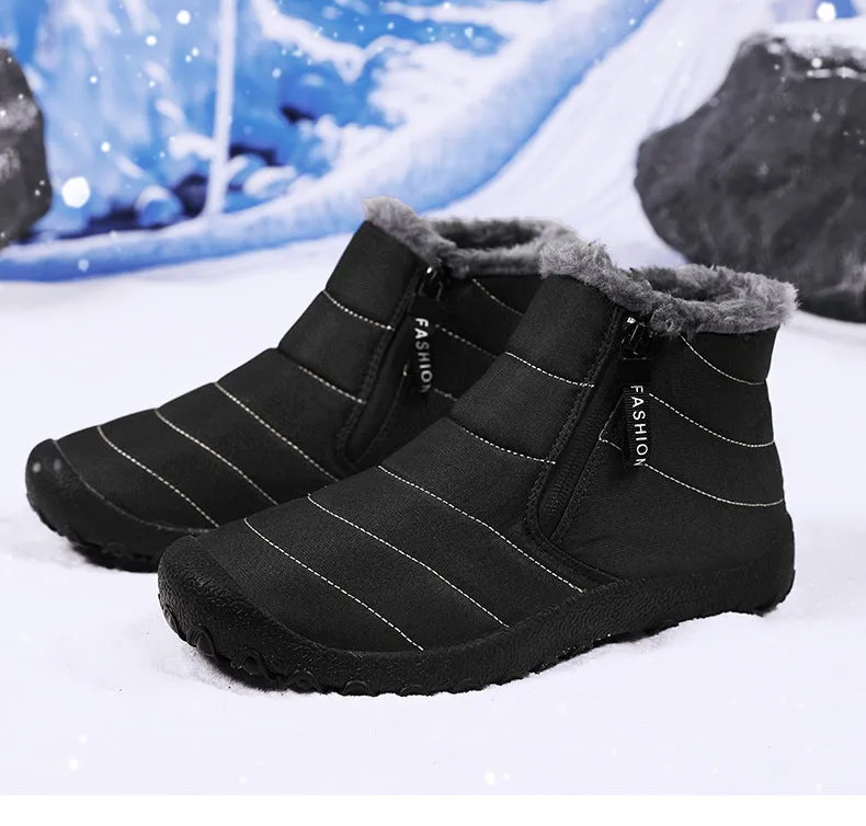 Men's Outdoor Waterproof Non-slip Warm Snow Boots