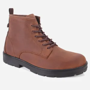 Mens "SAMSO" Lace Up Leather Ankle Boots