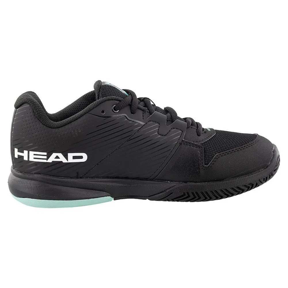 Men`s Revolt Court Tennis Shoes Black and Teal