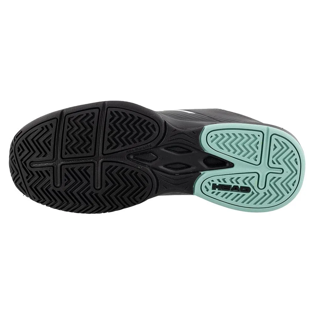 Men`s Revolt Court Tennis Shoes Black and Teal