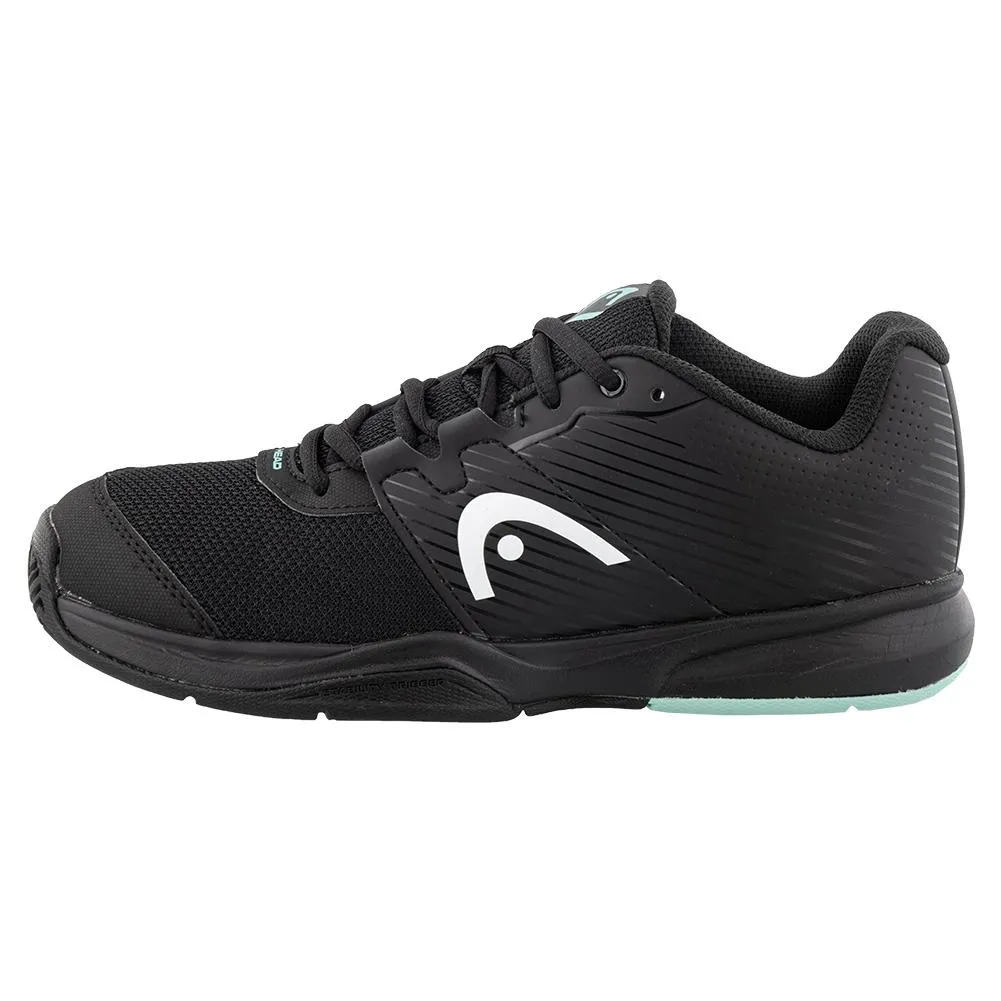 Men`s Revolt Court Tennis Shoes Black and Teal