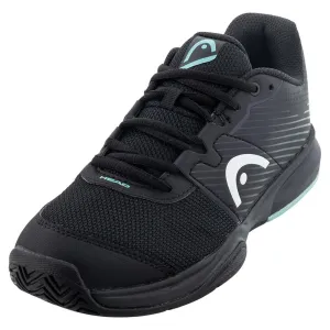 Men`s Revolt Court Tennis Shoes Black and Teal