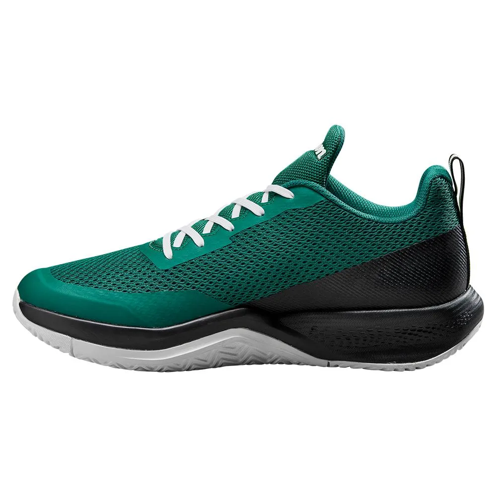 Men's Rush Pro Lite Tennis Shoes Evergreen and Black