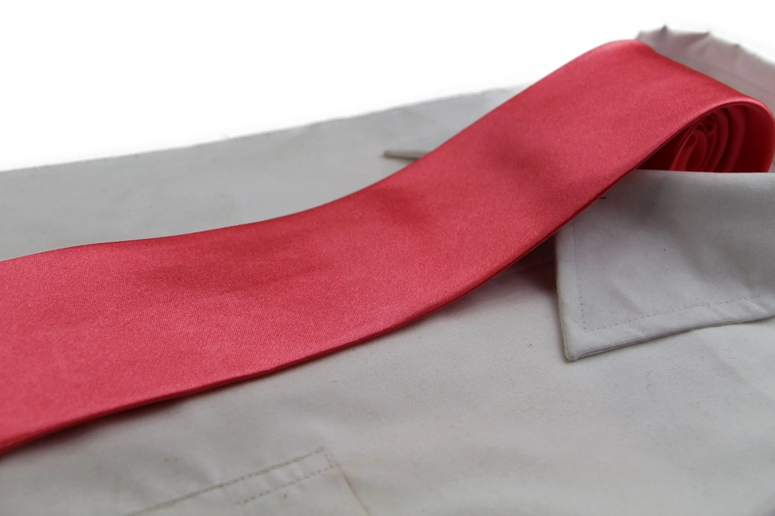 Mens Watermelon 8cm Plain Neck Tie