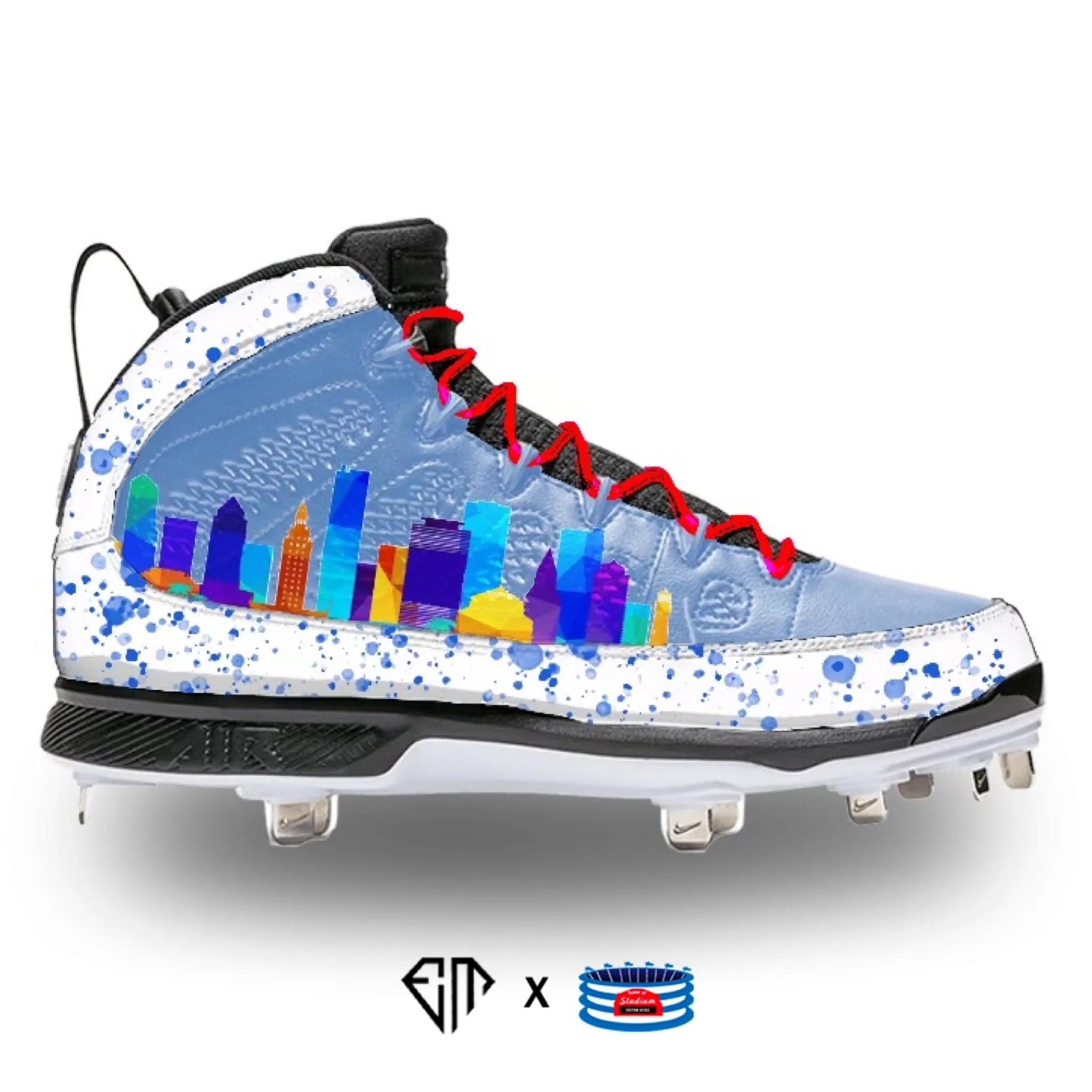 “Miami Skyline" Jordan 9 Retro Cleats