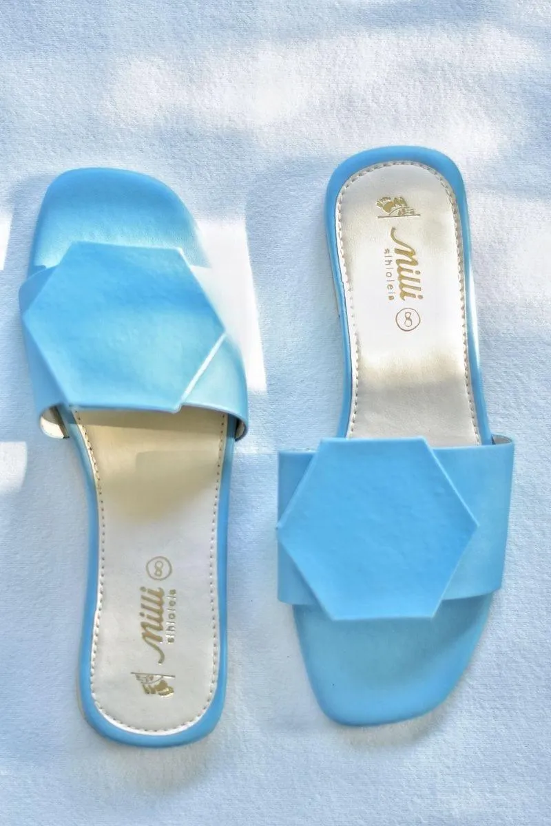 Milli Shoes - Flats - Sky Blue - 1438