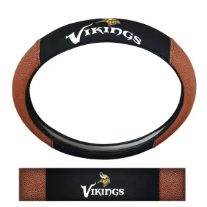 Minnesota Vikings Football Grip Steering Wheel Cover 15" Diameter