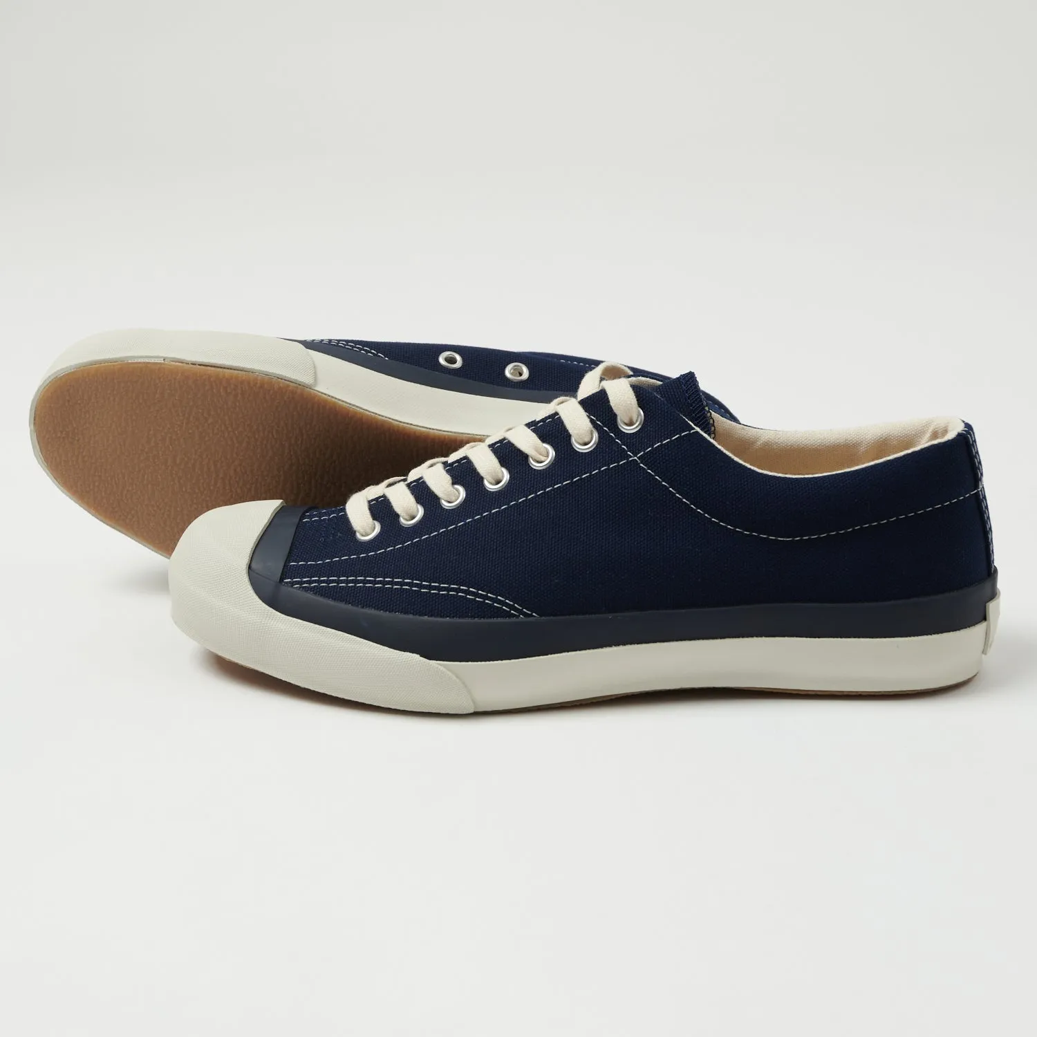 Moonstar Gym Court Canvas/Rubber Sneaker - Navy