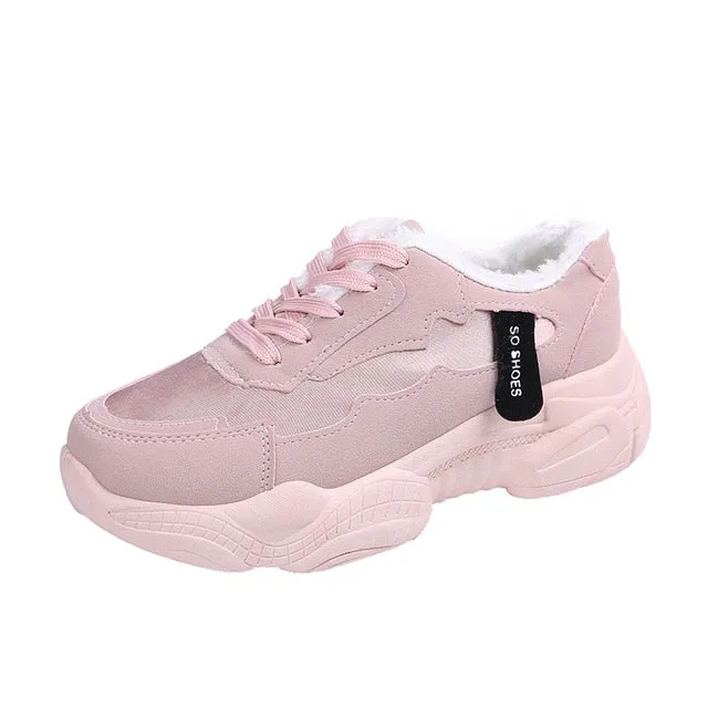 NAUSK 2019 New Women Shoes Spring New Women's Shoes Ulzzang Platform Sports Shoes Female Wisdom Shoes Women Snekaers