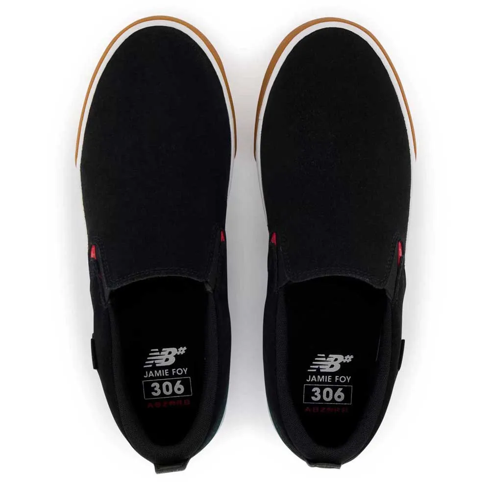 NEW BALANCE JAMIE FOY 306 LACELESS BLACK/WHITE