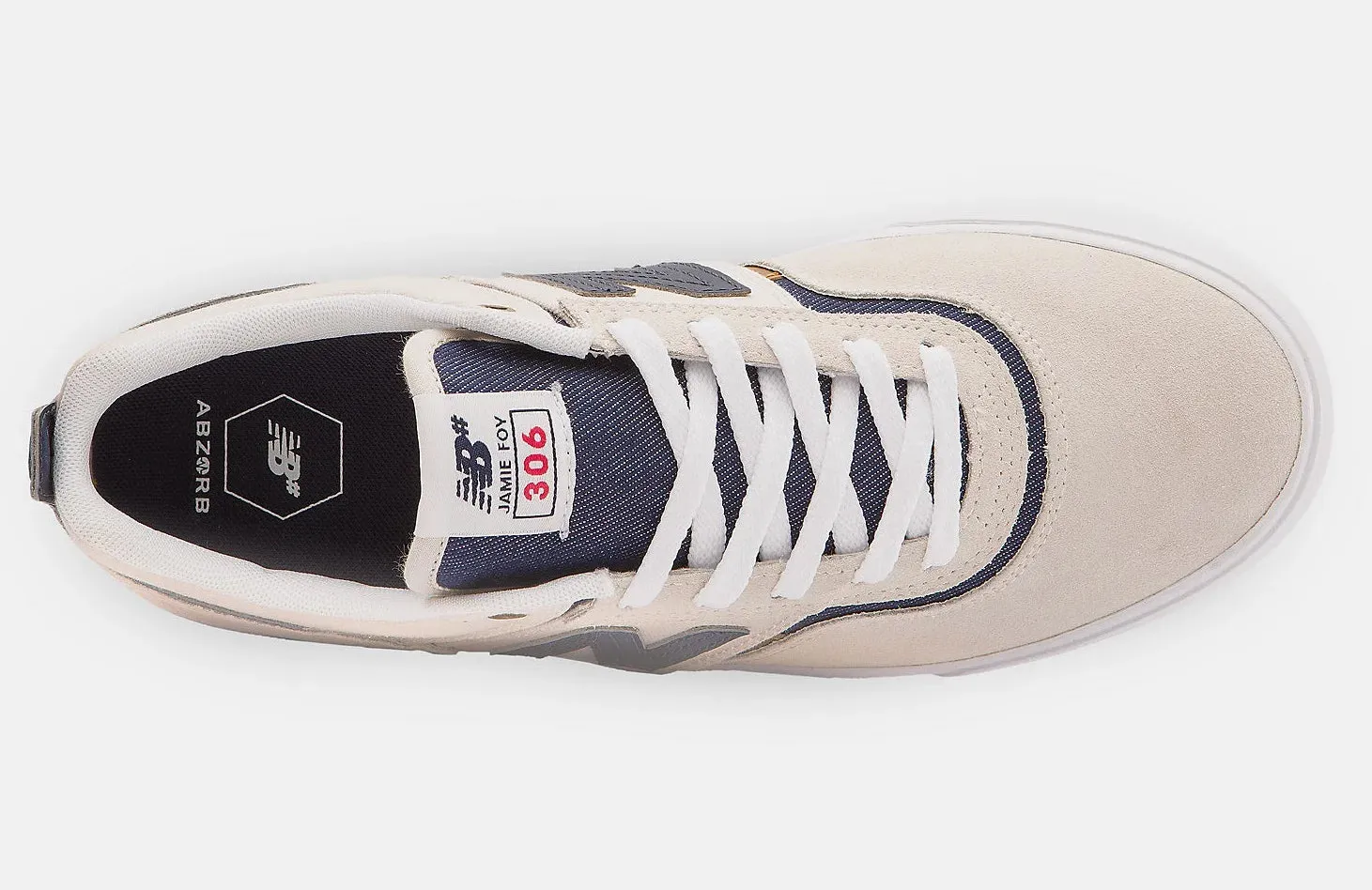 New Balance Numeric Jamie Foy 306 Shoe, White Navy