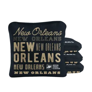 New Orleans Football Vintage Gameday Synergy Pro Cornhole Bags