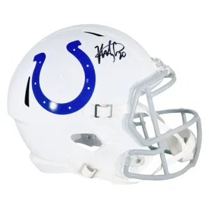 Nick Cross Signed Indianapolis Colts Speed Full-Size Replica Football Helmet (JSA)