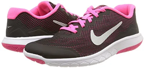 Nike Girls Flex Experience 4 (GS) Black/M Silv Running Shoes-3.5 UK (749818-001)