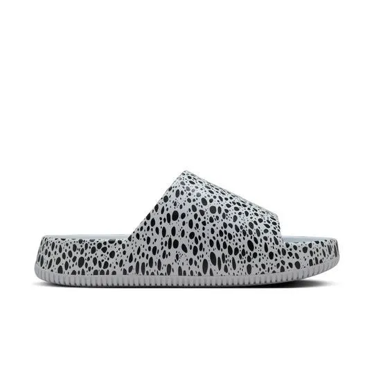 Nike Men's Calm Electric Slides - Footbal Grey / White / Black