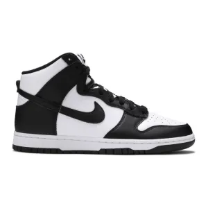 Nike Men's Dunk High Retro Shoes - White / Black