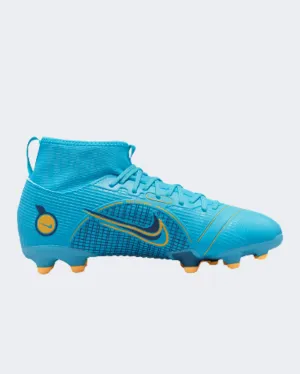 Nike Mercurial Superfly 8 Academy Fg Boys Football Shoes Chlorine Blue