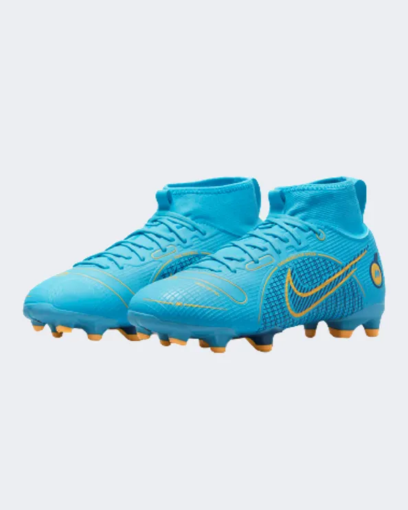 Nike Mercurial Superfly 8 Academy Fg Boys Football Shoes Chlorine Blue