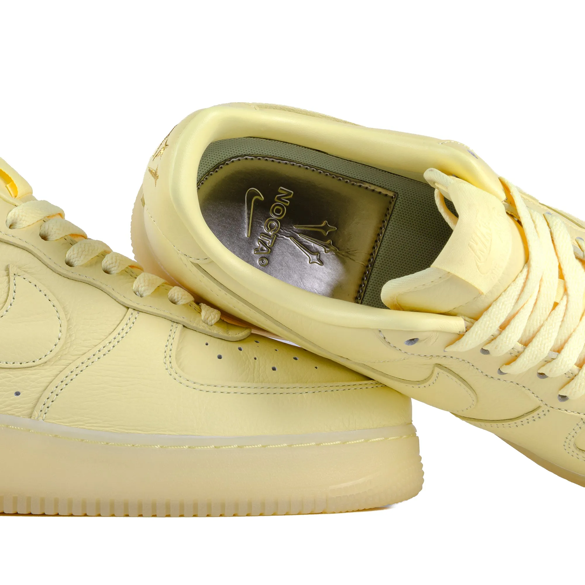 Nike NOCTA Air Force 1 Low Citron Tint/Cobalt Tint/Metallic Silver CZ8065-800