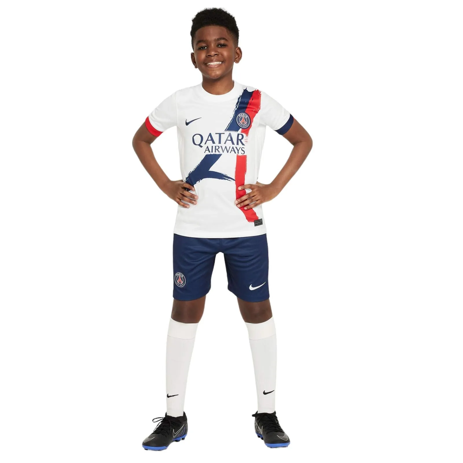 Nike Paris Saint-Germain 2024/25 Stadium Away Dri-FIT Soccer Kids Jersey