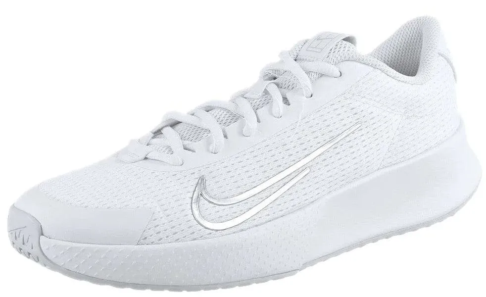 Nike Vapor Lite 2 HC Tennis Women's Shoes White/Metallic Silver