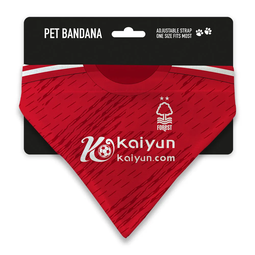 Nottingham Forest 24/25 Home Pet Bandana