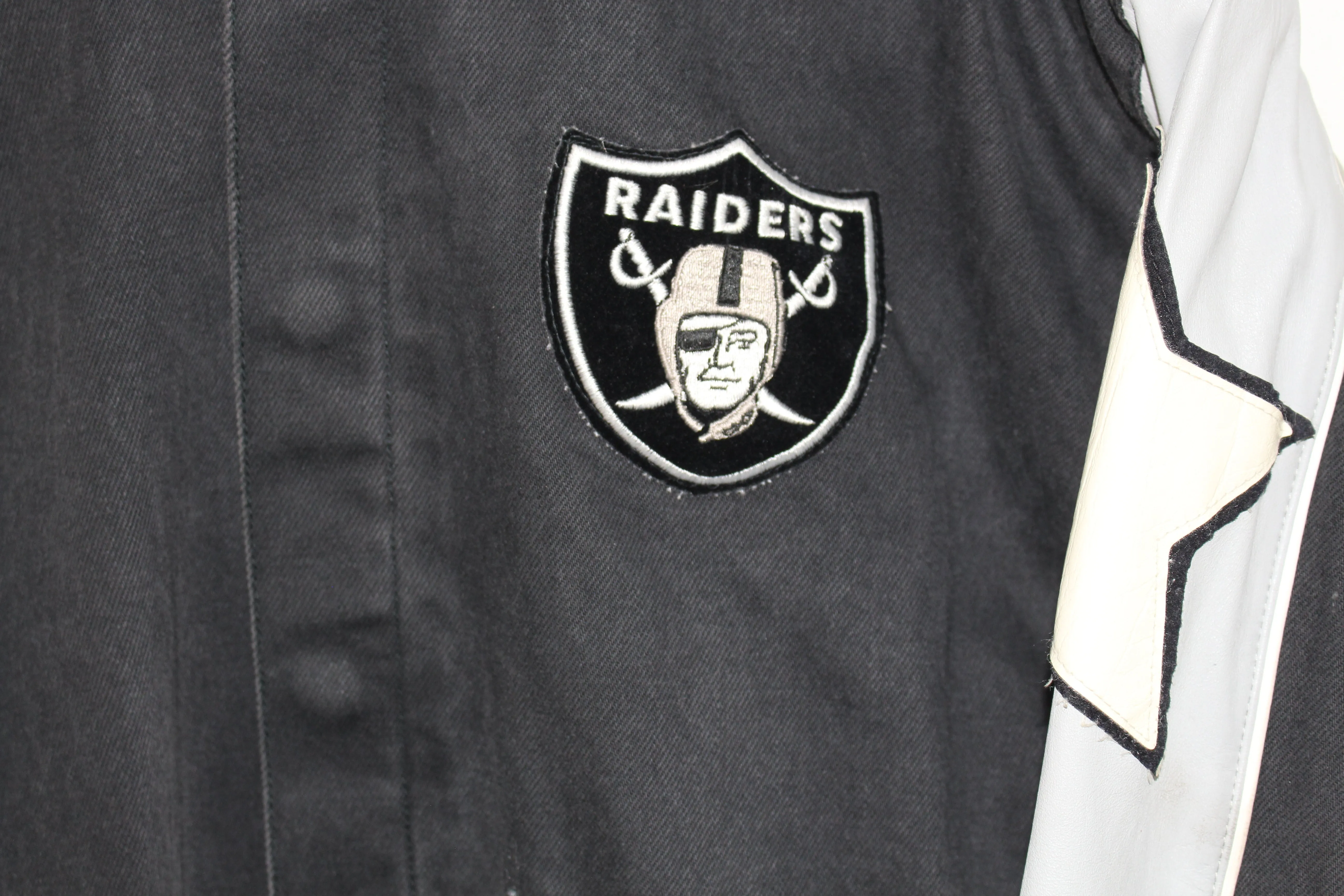 Oakland Raiders Jeff Hamilton Leather Jacket (XXL)