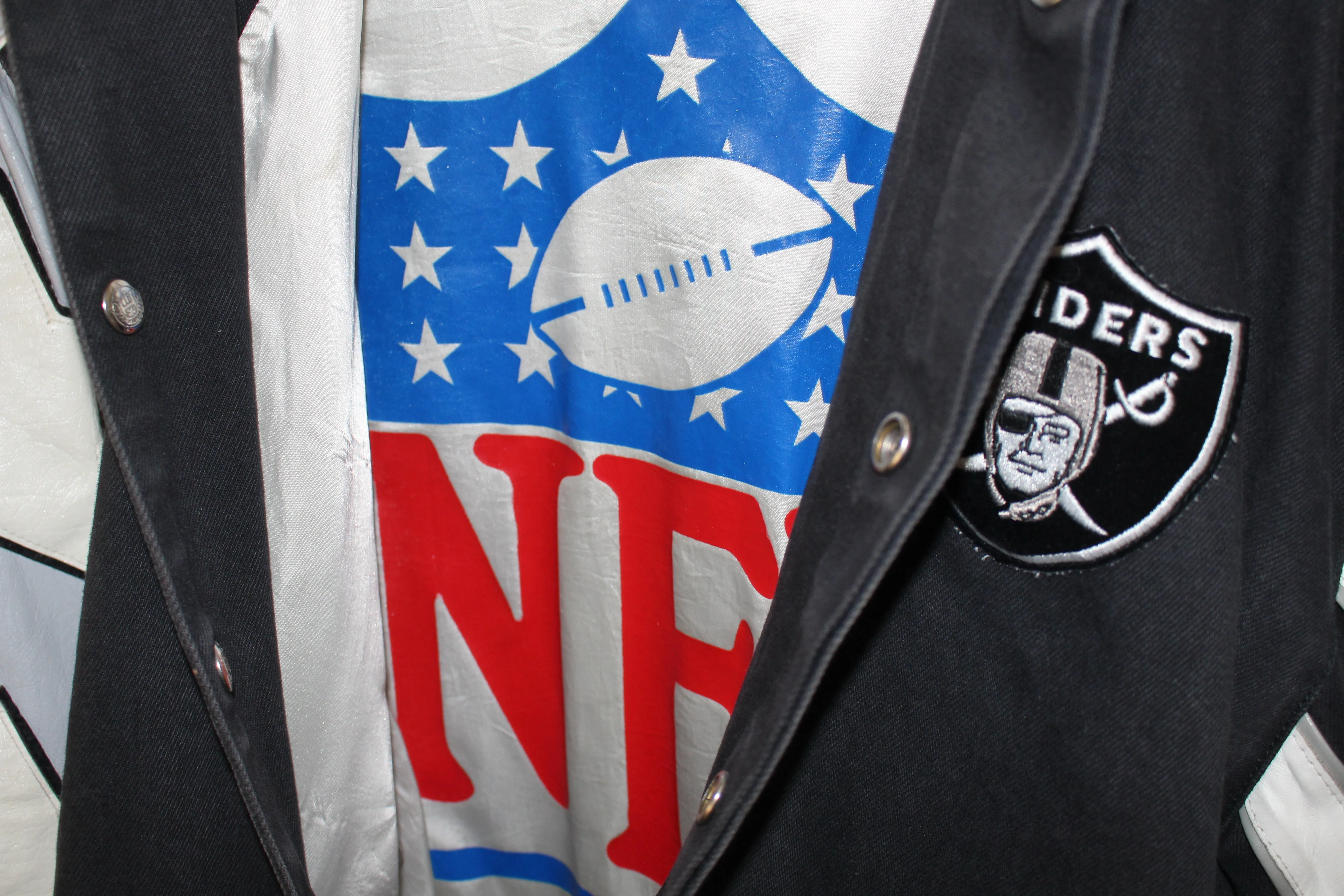 Oakland Raiders Jeff Hamilton Leather Jacket (XXL)