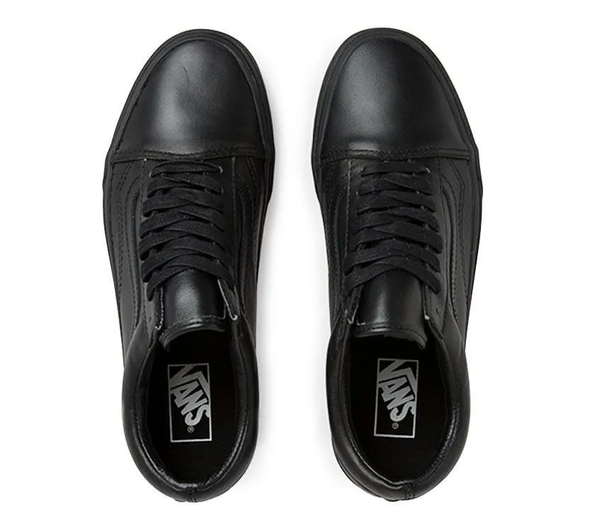 OLD SKOOL LEATHER BLACK