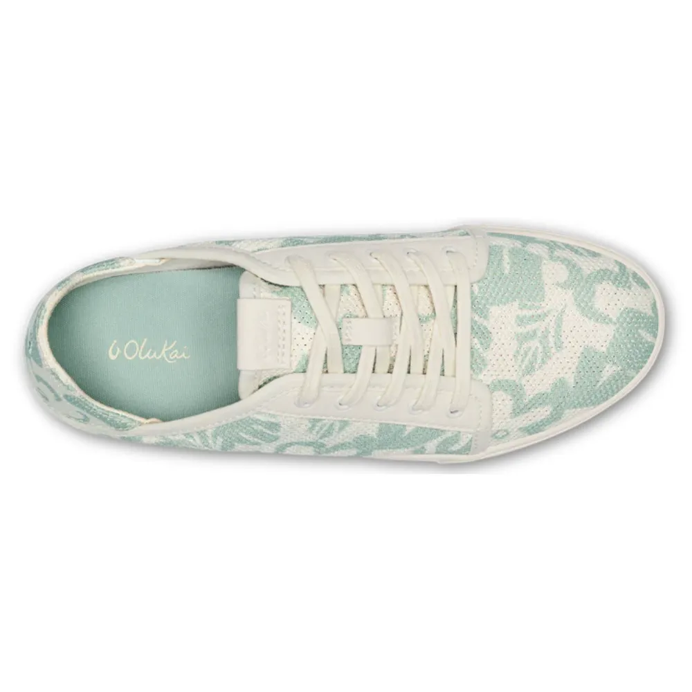 OluKai Pehuea Lī Mesh Lace-Up Sneaker Off White/Swell (Women's)