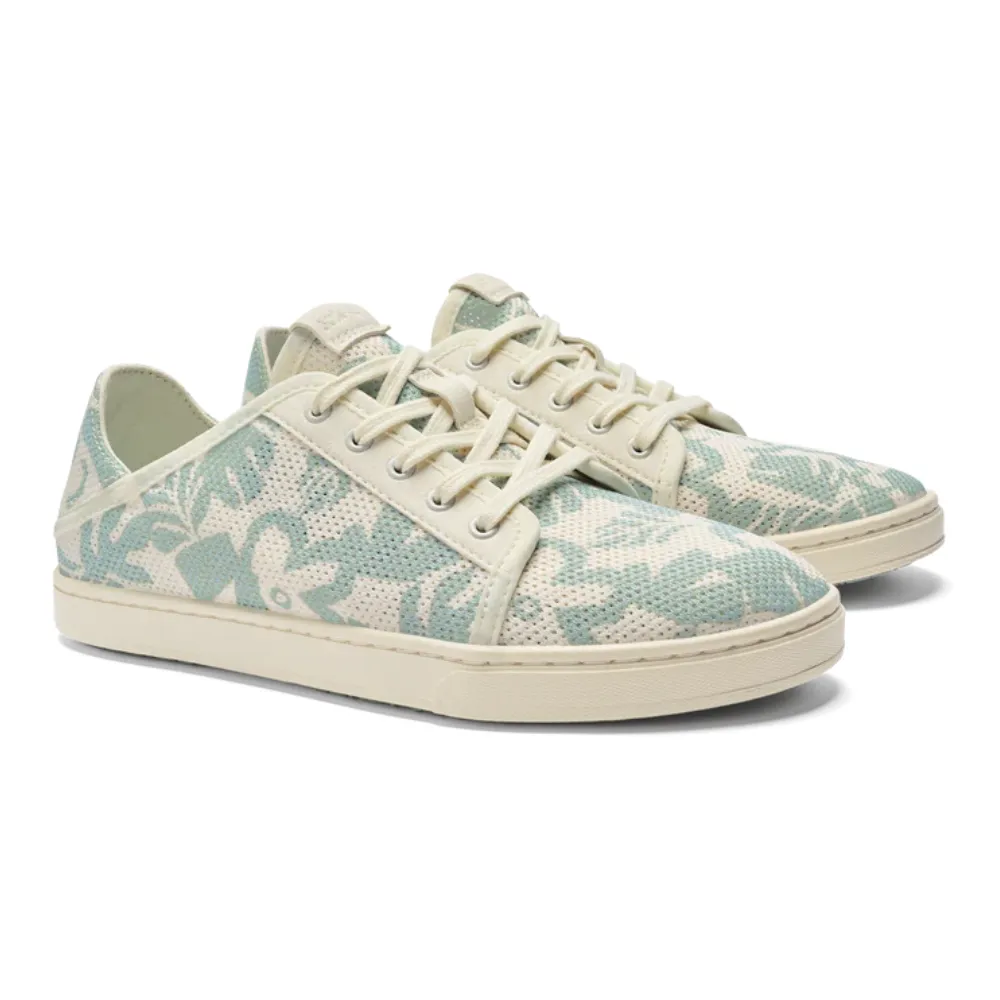 OluKai Pehuea Lī Mesh Lace-Up Sneaker Off White/Swell (Women's)