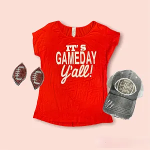 Orange “It’s Game Day Y’all” Top